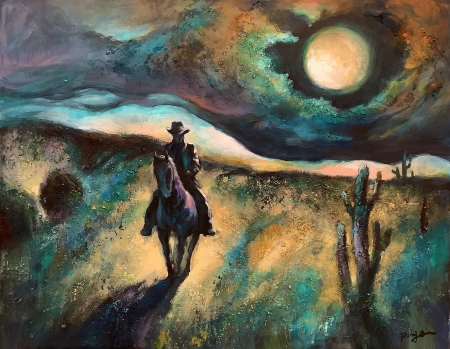 Where the Moon Leads by artist Ping Irvin